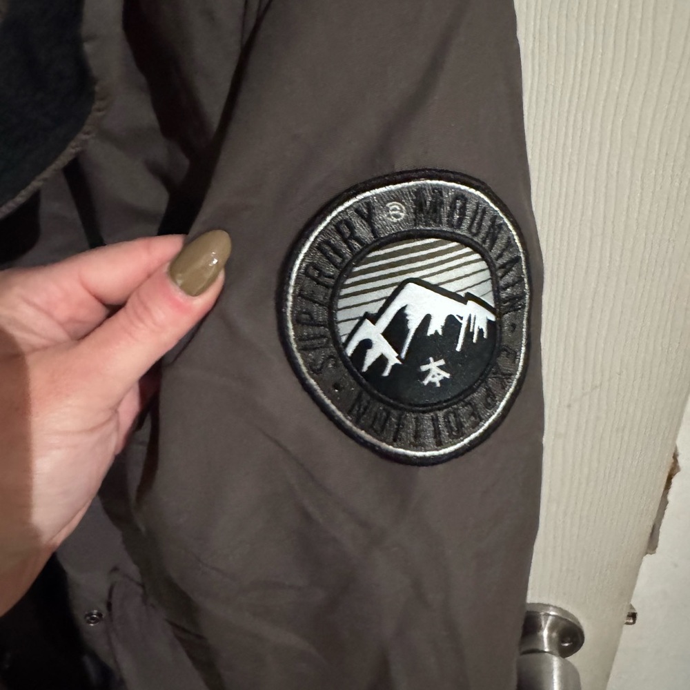 Superdry Everest Expedition Mountain Parka Women’s Jacket Size Medium - Picture 3 of 7